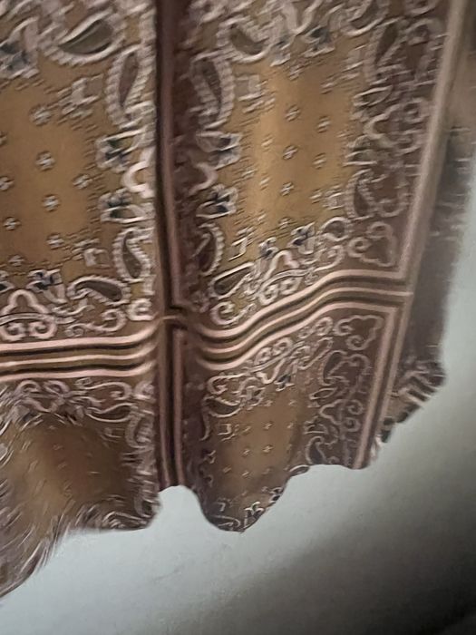 Maison scotch риза в кафяво и розово