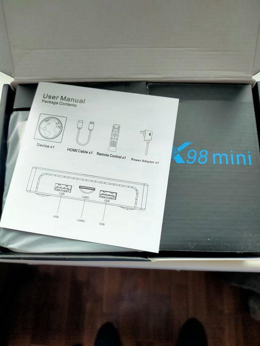 Андроид ТВ бокс х-98 mini.4-64.4k.