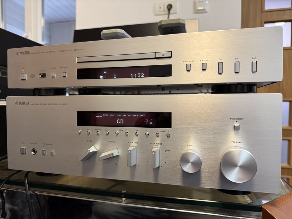 Yamaha Receiver R-S300,70W,Telecomanda,Cd Yamaha CD-S300,Telecomenzi