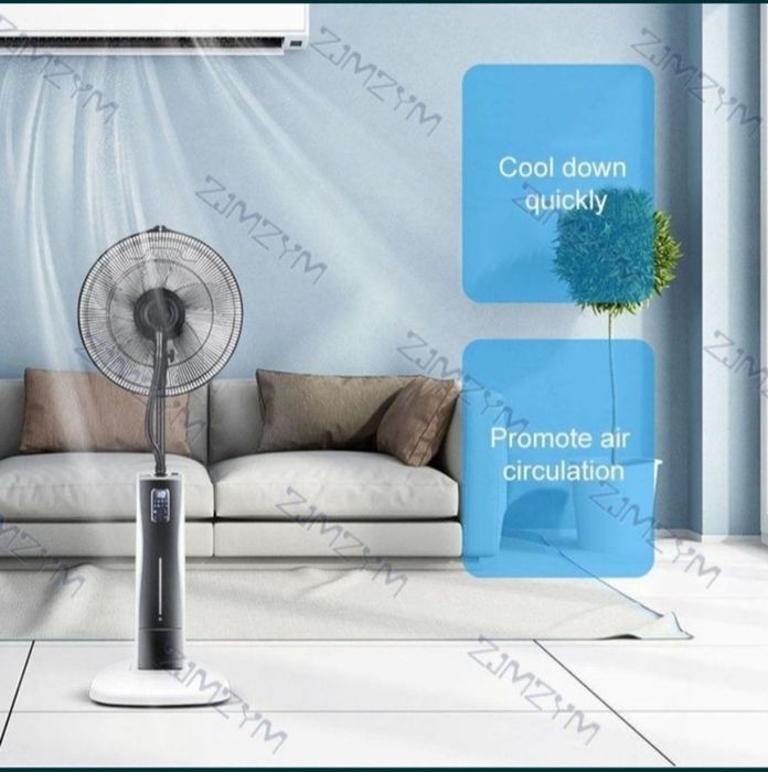 Даставка бесплатная Вентилятор водяного  тумана-пар..Vintilator