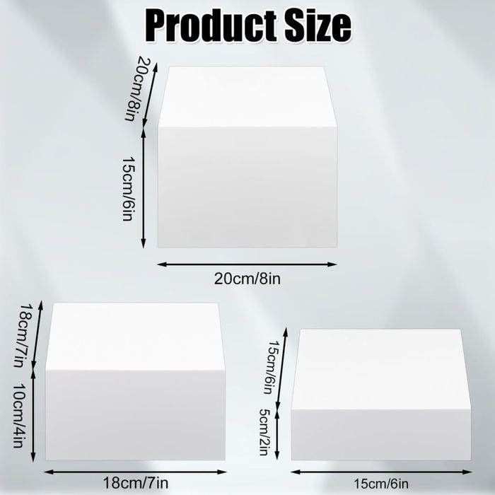 Set de 3 suporturi pentru prezentare candybar / produse vitrina