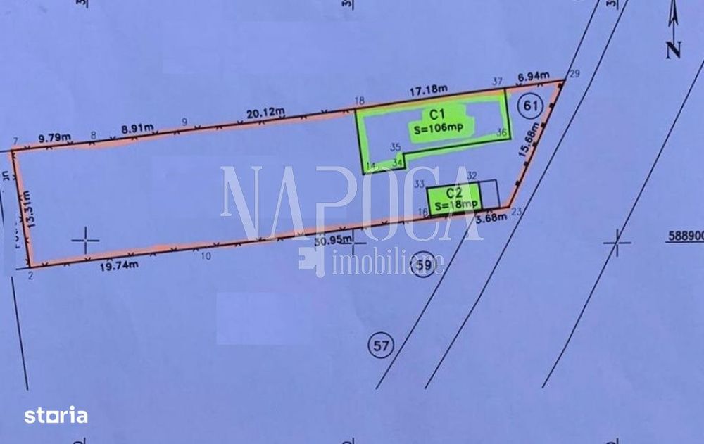 Teren intravilan pentru constructii de vanzare in Iris, Cluj Napoca