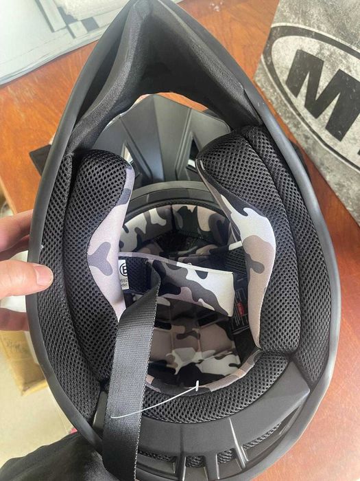 Cască de motocross enduro MTR X7B Evo, ECE 22.06, fără viziera cu sistem de ventilație, cască de downhill potrivită ca cască integrală pentru MTB