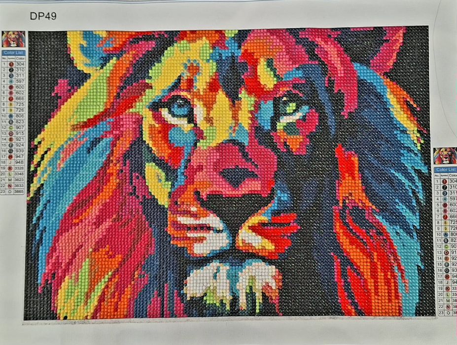 Tablou cu diamante facut manual fără rama