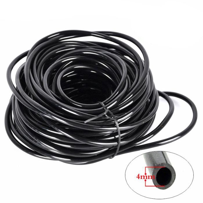 Шланг. Капельный полив. Внутренний диаметр 4 мм, внешний диаметр 7 мм.