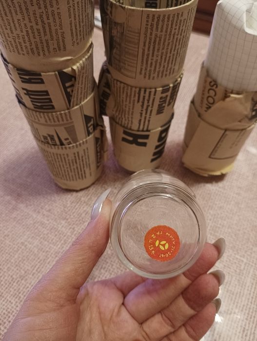 Стаканчики. Тонкое стекло. СССР