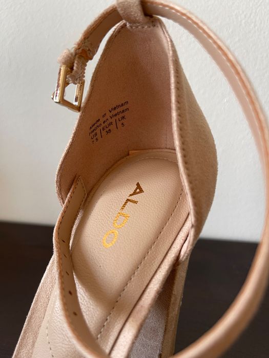 Pantofi toc 10,5cm, Nude, PIELE, Aldo