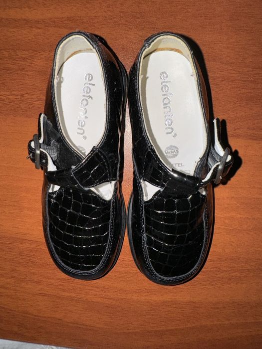 Кожаные туфли для девочки elefanten