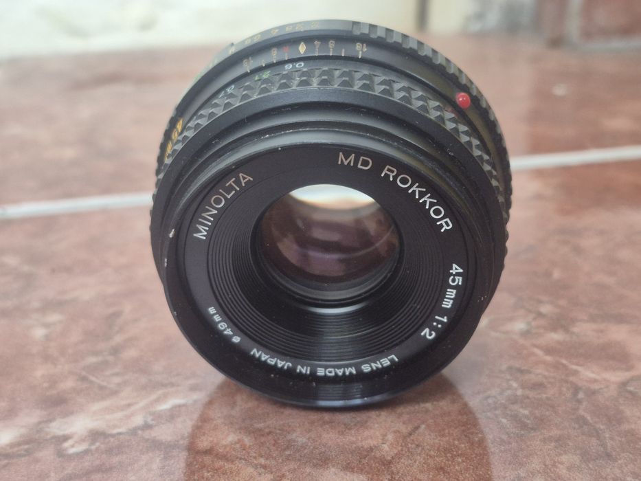 Obiectiv foto Minolta Rokkor 45 mm