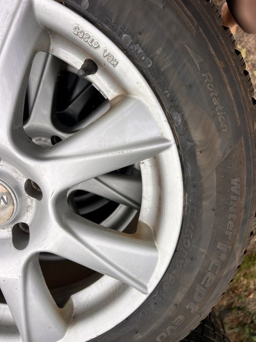 Jante aliaj 5x114,3 R17 cu cauciucuri 215/60/17