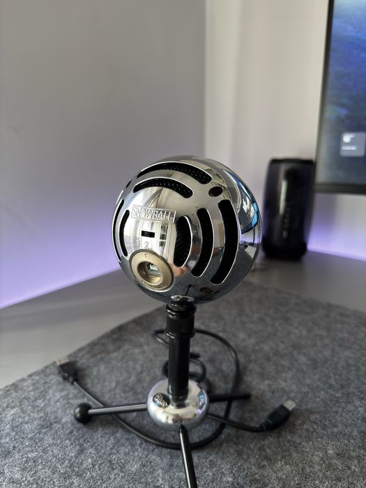 Microfon Blue Snowball USB Studio Streaming