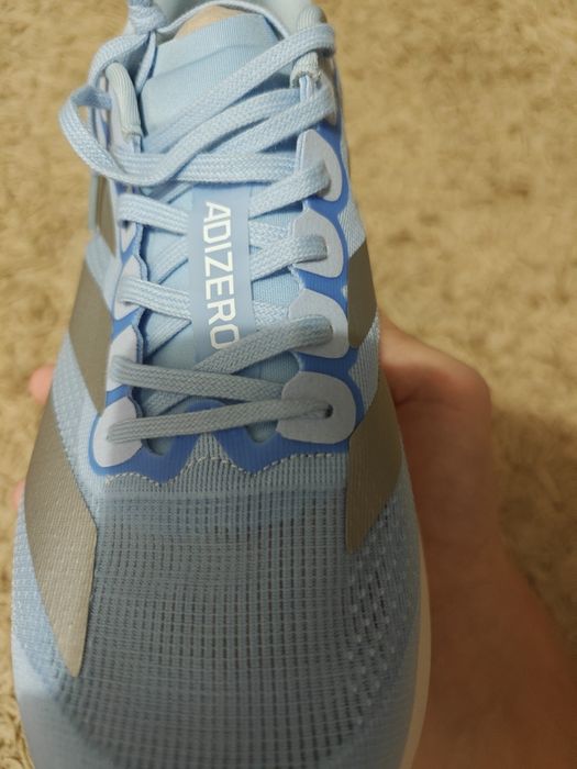 Adidași de alergat Adidas Evo SL albaștri