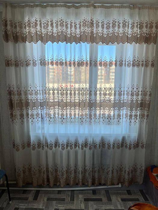 Тюль  с вышевками