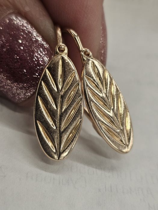 Колосок серьги 583СССР