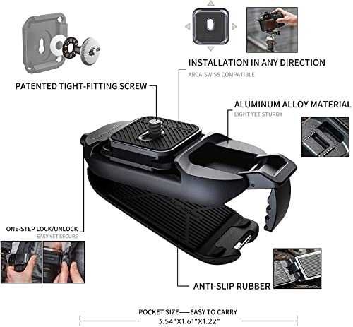Клип за камера PGYTECH Beetle Camera Clip Arca-Swiss до 30 кг