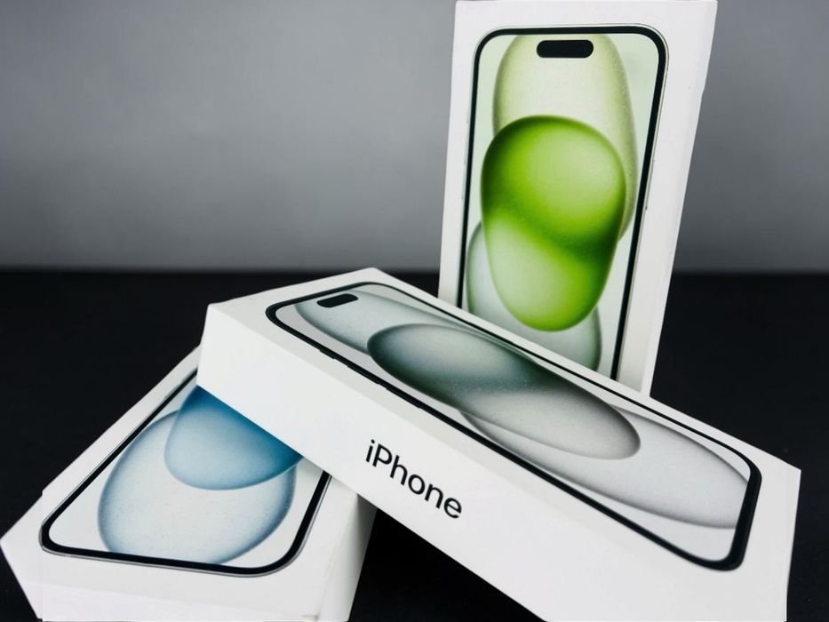 ЧИСТО НОВ! Apple iPhone 15 128GB Black / Blue / Green / Yellow / Pink Гаранция!