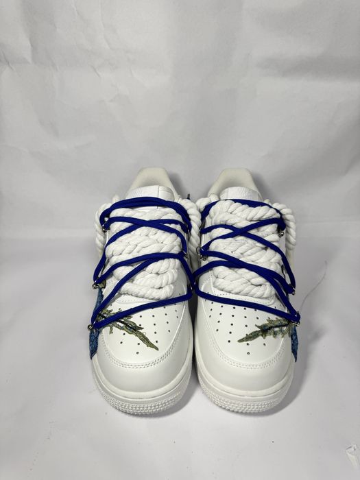 Air force 1 Custom Blue Flower