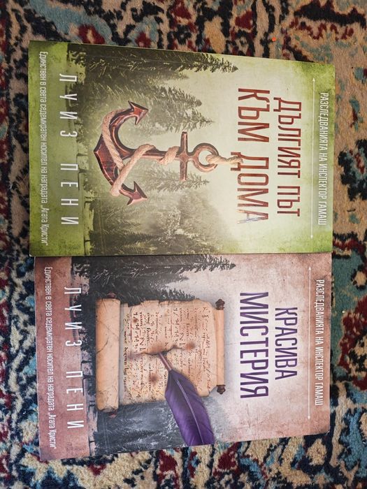 Две книги от Луиз Пени: Красива мистерия и Дългия път към дома