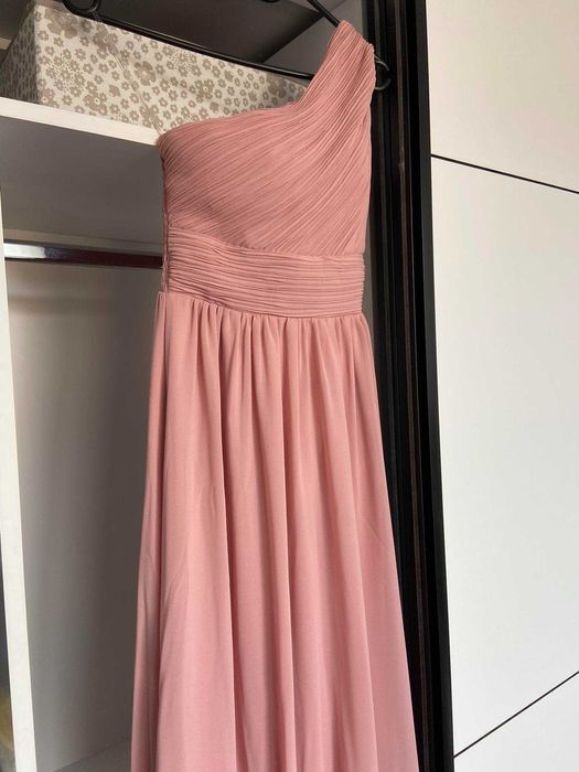 Официална рокля пепел от рози - размер С / S