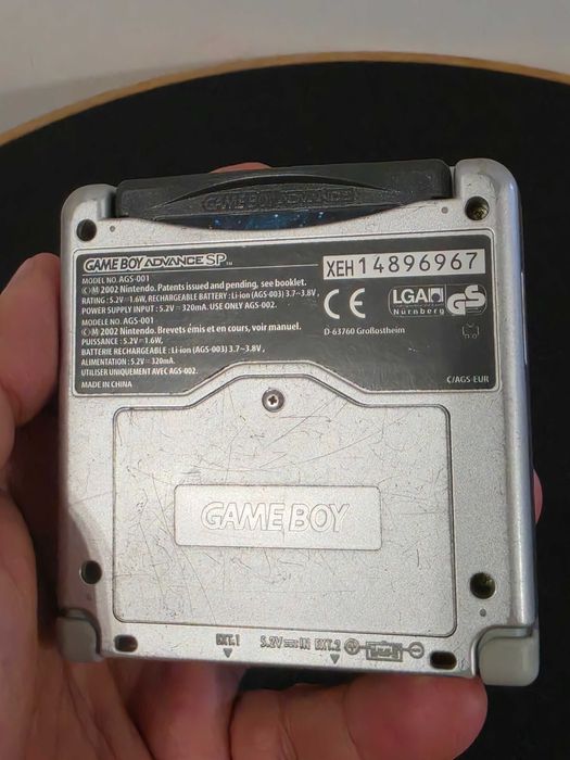 Nintendo Gameboy Advance SP Gri AGS 001