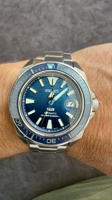 Seiko Prospex King Samurai PADI SRPJ93K1 · Great Blue Special Edition 43,8 мм