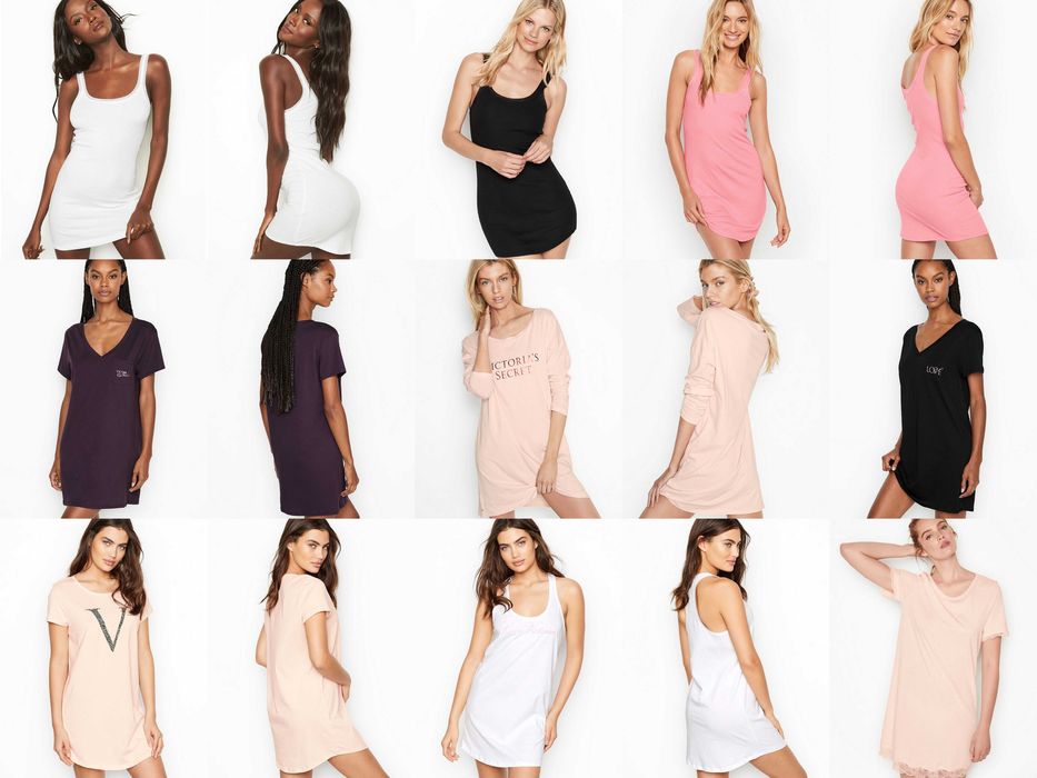 NOU! Pijamale bumbac / satinate, lenjerie de noapte Victoria's Secret