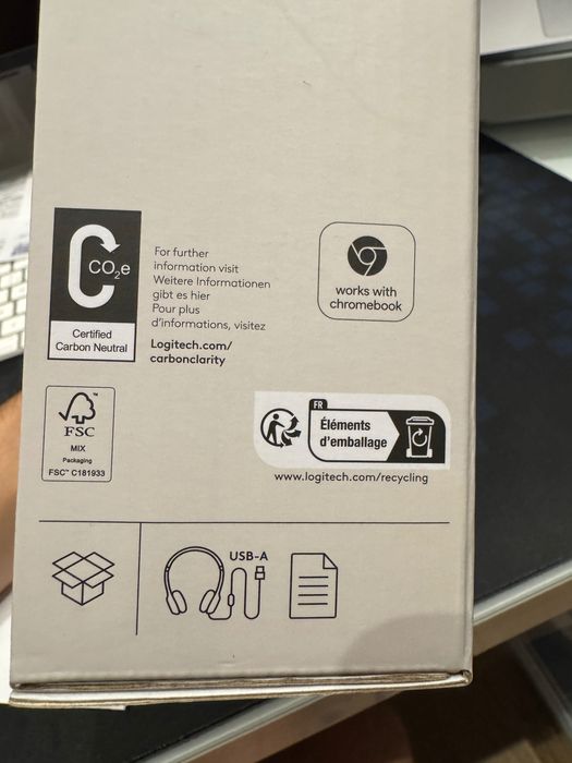 Casti Logitech H390, pe fir cu USB-A, noi/sigilate