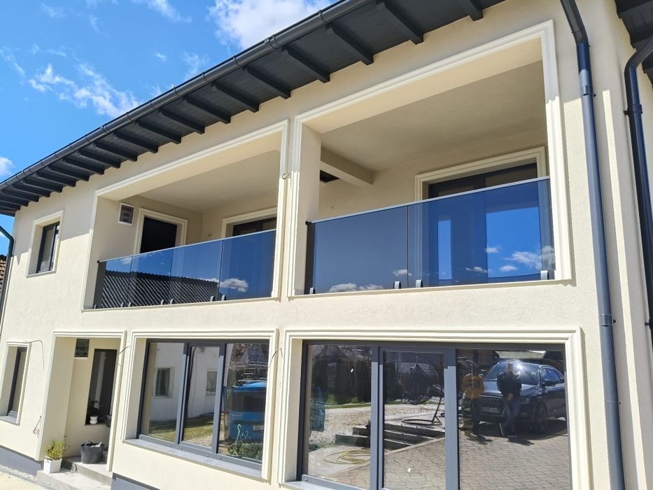 Balustrade inox si sticla