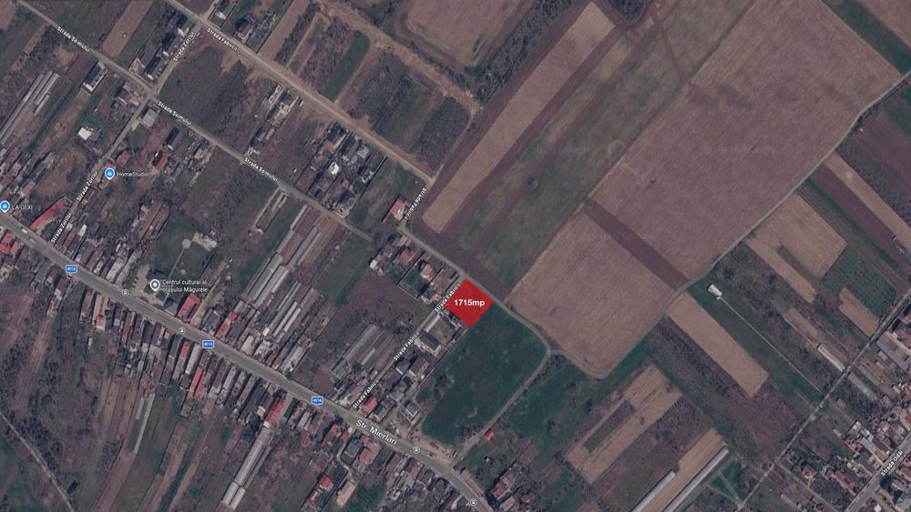 Teren de colț 1715mp, construibil, Jilava, utilități