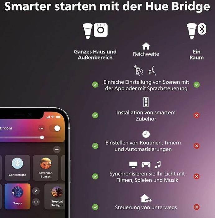 Philips Hue White & Color Ambiance Banda LED Plus Extension 1m