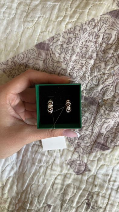 серебро сережки, новые