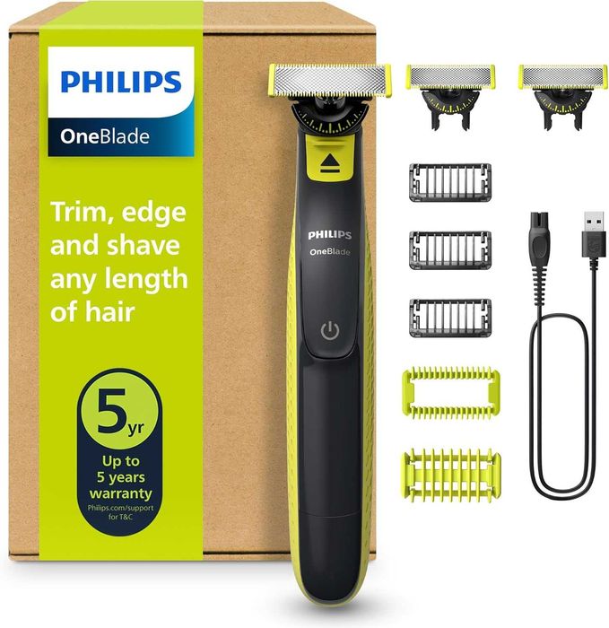 Тример за лице и тяло Philips OneBlade 360 Face & Body (QP2824/31)