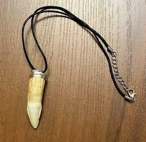 Кулон с зубом крокодила (Эфиопия, Голубой Нил)