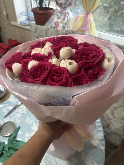 Свежие буеты цветы