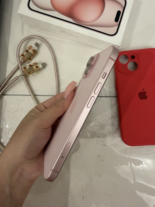 Iphone 15, 128 gb, розовый