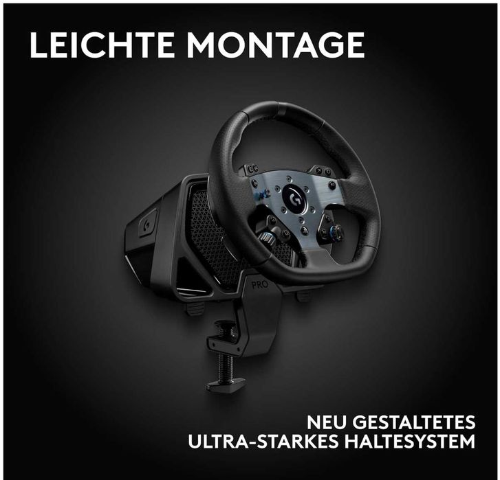 Logitech G PRO Racing Steering Wheel and
Logitech G PRO Racing Pedals