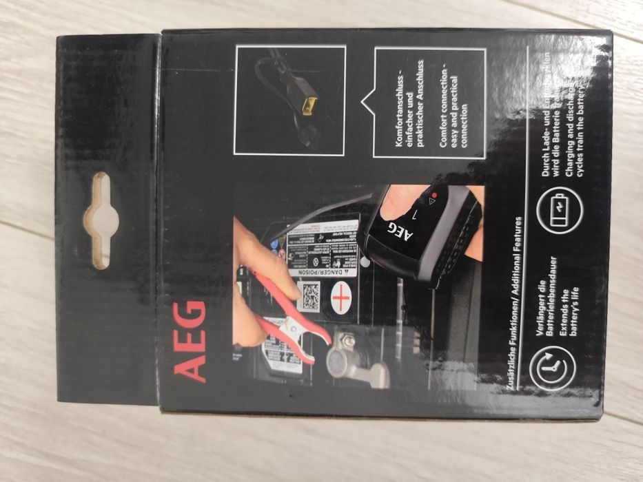 Redresor Pulser pentru baterie auto AEG MB 1.0  1A cu diagnosticare