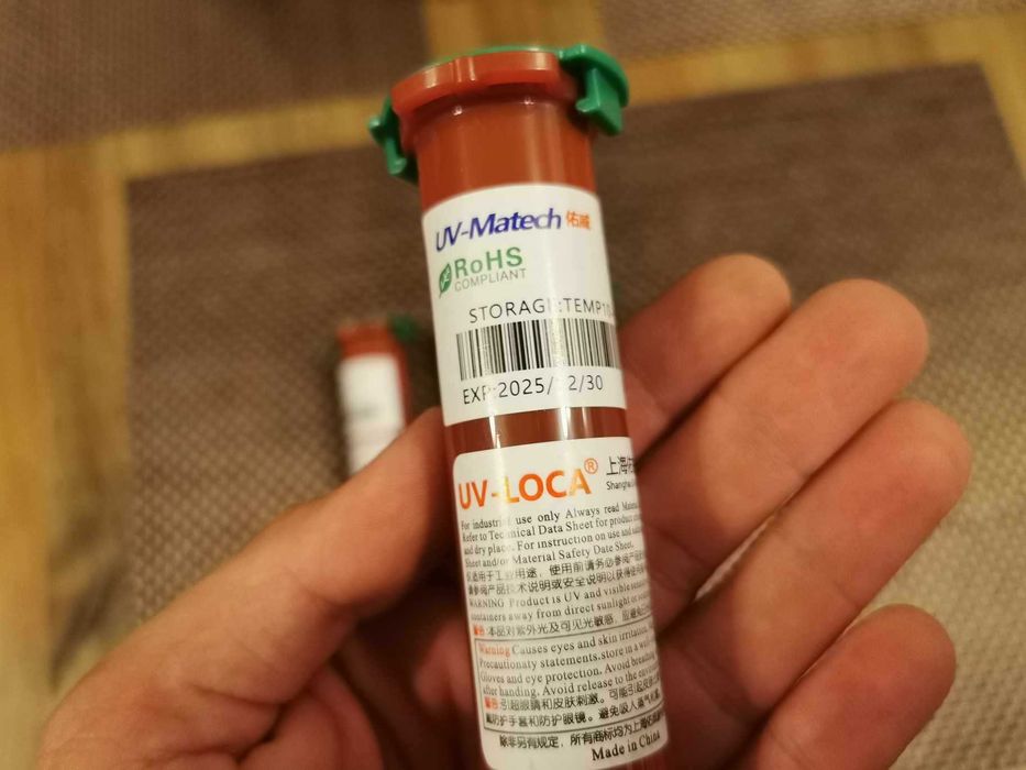 Tub adeziv lichid transparent LOCA TP 2500 50ML UV reparatie sticla