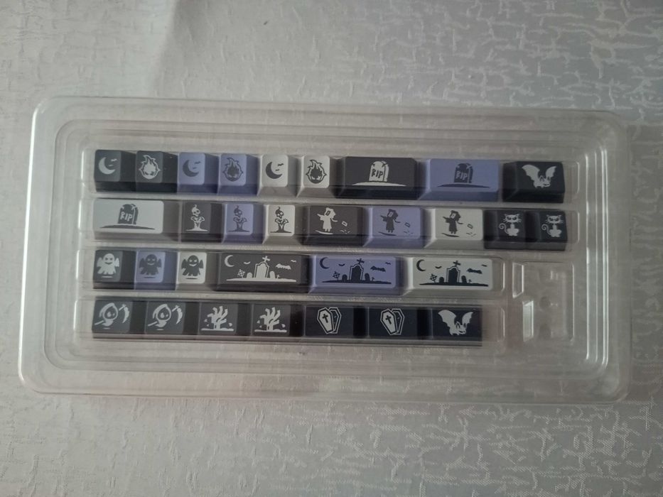 Keycaps Domikey Midnight base + novelties