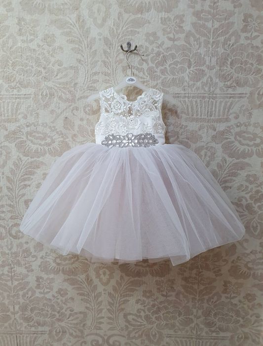 Официална бебешка рокля 80 см