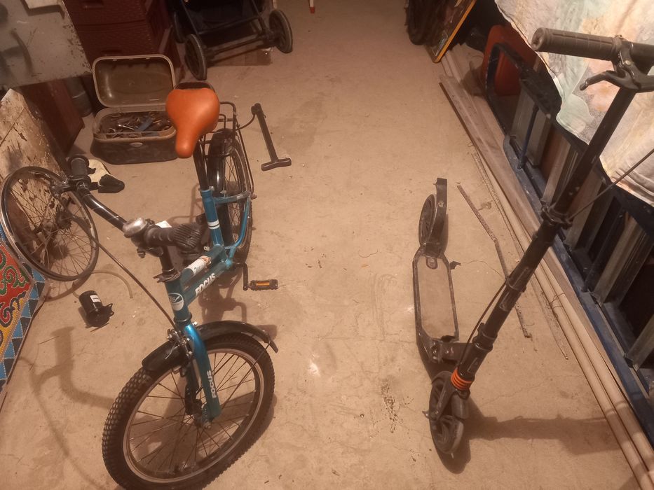 продам самокат и велосипед
