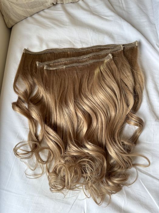 100% натурална индийска коса, мека и готова за носене