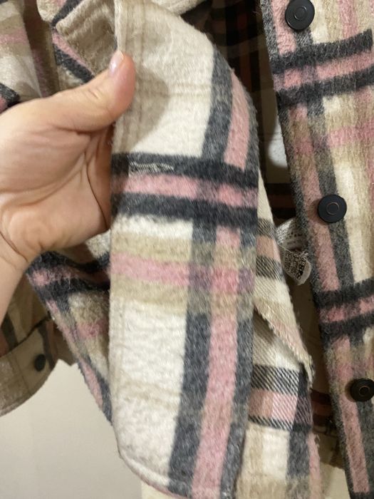 Zara утепленная рубашка