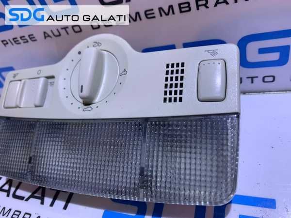 Lampa Iluminare Habitaclu Plafoniera Lumini cu Trapa VW Lupo 1999 - 2003 Cod 1J0947105 1J0959613E [D0277]