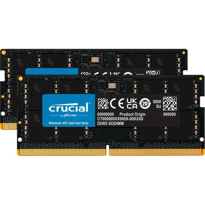 Memorie laptop Crucial Crucial DDR5 - 96GB -5600 - CL - 46 (2x 48 GB) CT2K48G56C46S5