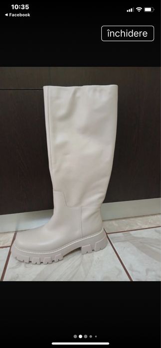 Cizme piele  naturala (Noi cu eticheta )