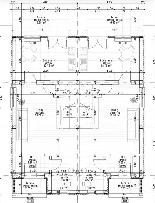 Duplex 3 Camere, 2 Bai, 250 Mp Teren, Vorovesti-Miroslava