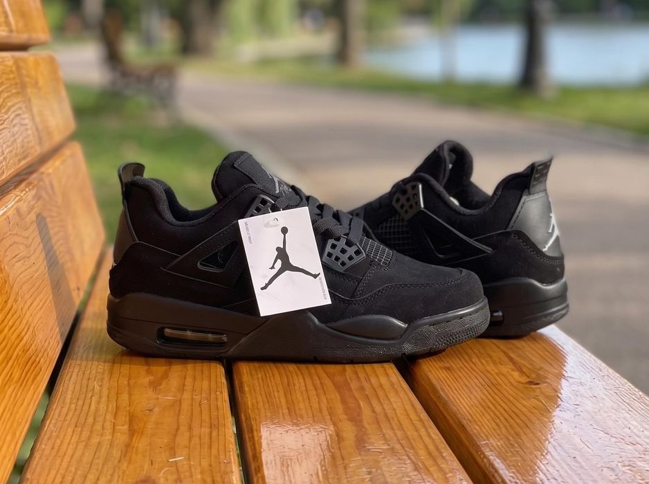Adidasi Jordan 4 Retro Black - Adidasi Unisex