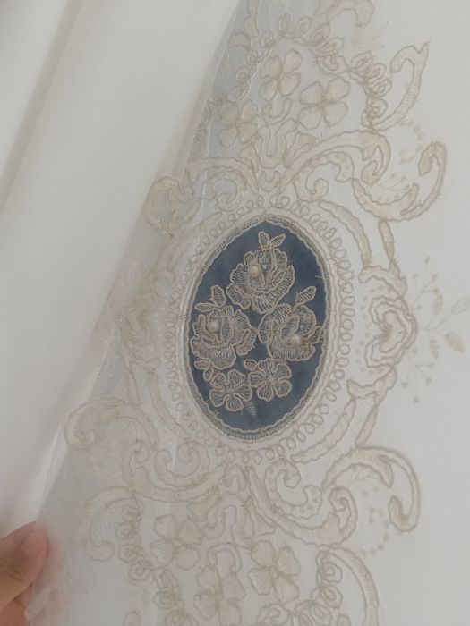 Тюль  жап жаңа күйде