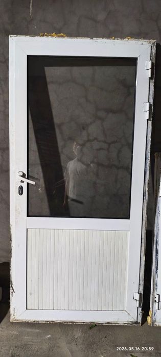 Алюминиевые дверь и окно акфа